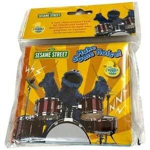 Sesame Street Bath Time Bubble Book Make Some Noise Cookie Monster
